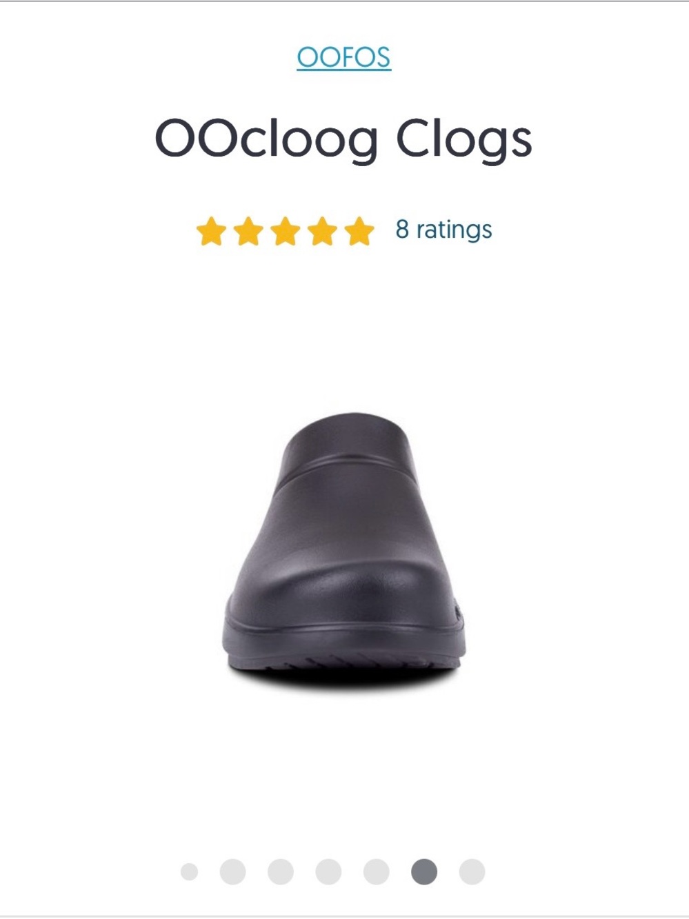 OOFOS Men's Clog - Dark Navy - Picture 2 of 6